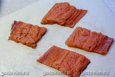 Лосось с лимонным маслом в духовке 