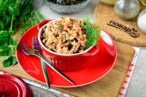 Икра из манки и морской капусты Икра из манки и морской капусты