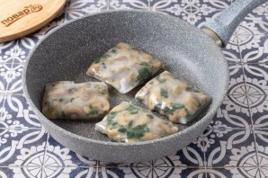 Блины из рисовой бумаги с шампиньонами Блины из рисовой бумаги с шампиньонами