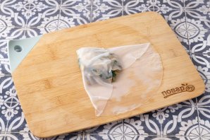 Блины из рисовой бумаги с шампиньонами Блины из рисовой бумаги с шампиньонами