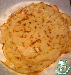 Блины дрожжевые постные Блины дрожжевые постные