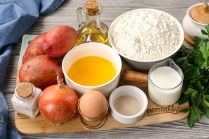 Быстрые пирожки в духовке Быстрые пирожки в духовке