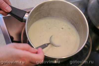 Лазанья с рыбным фаршем из лосося и жареным беконом Лазанья с рыбным фаршем из лосося и жареным беконом