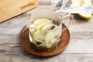 Гречишный чай с яблоком и корицей Гречишный чай с яблоком и корицей