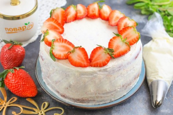 Чиз крем для выравнивания торта Чиз крем для выравнивания торта