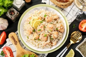 Ризотто с форелью Ризотто с форелью