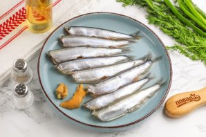 Заливной пирог с мойвой Заливной пирог с мойвой