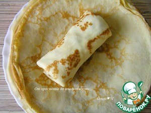 Блинчики с курицей и апельсином Блинчики с курицей и апельсином