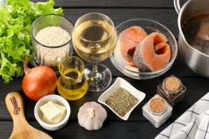 Ризотто с форелью Ризотто с форелью