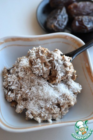Кофейная овсянка с кокосом Кофейная овсянка с кокосом
