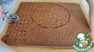 Шоколадный торт с вишней и сметанным кремом Шоколадный торт с вишней и сметанным кремом