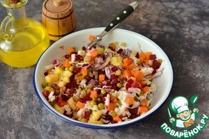 Винегрет с пекинской капустой и каперсами Винегрет с пекинской капустой и каперсами