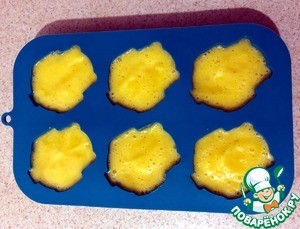 Желе "Солнечный зайчик" с ананасовым смузи Желе "Солнечный зайчик" с ананасовым смузи