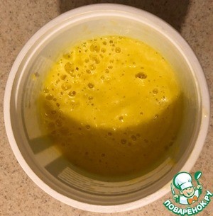 Желе "Солнечный зайчик" с ананасовым смузи Желе "Солнечный зайчик" с ананасовым смузи