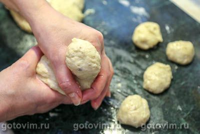 Постное печенье с бананом