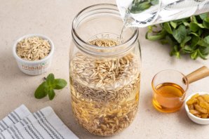 Квас овсяный с медом и изюмом Квас овсяный с медом и изюмом