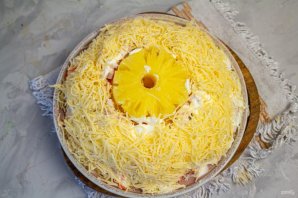 Салат "Ананасовое кольцо" Салат "Ананасовое кольцо"