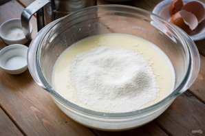 Блинный торт с кремом чиз Блинный торт с кремом чиз