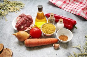 Булгур с говядиной Булгур с говядиной