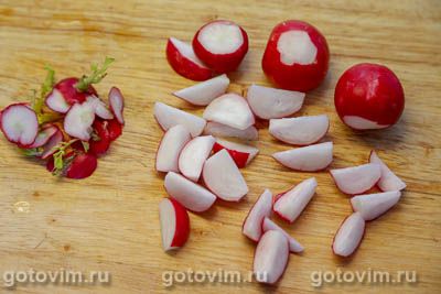 Макароны с жареным редисом Макароны с жареным редисом