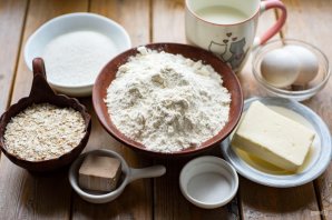 Булочки с овсяными хлопьями Булочки с овсяными хлопьями
