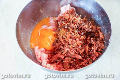 Котлеты из мяса с квашеной капустой