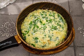 Трёхслойный торт-омлет Трёхслойный торт-омлет