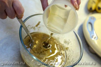 Постное печенье с бананом