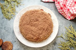 Торт из овсяного печенья без сметаны Торт из овсяного печенья без сметаны