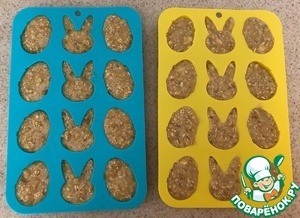 Овсяные "яйца" с кокосовым маслом