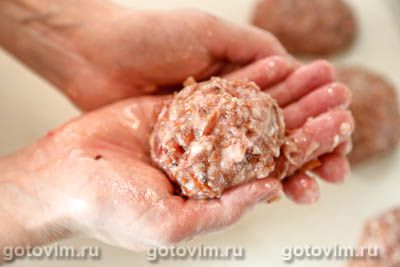 Котлеты из мяса с квашеной капустой