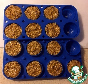 Овсяные "яйца" в сферических формочках Овсяные "яйца" в сферических формочках