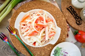 Салат "Белое и красное"