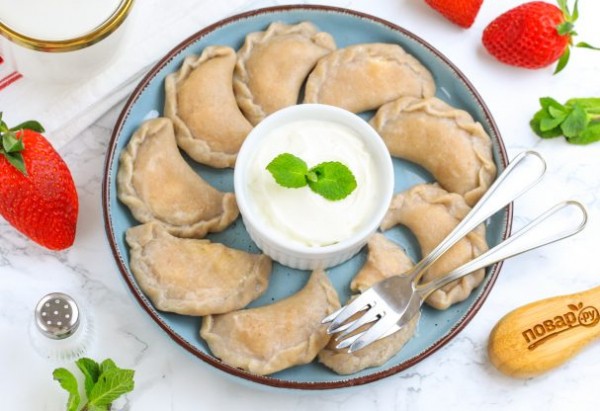 Вареники на гречневой муке Вареники на гречневой муке