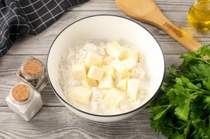 Солёный тыквенный пирог Солёный тыквенный пирог