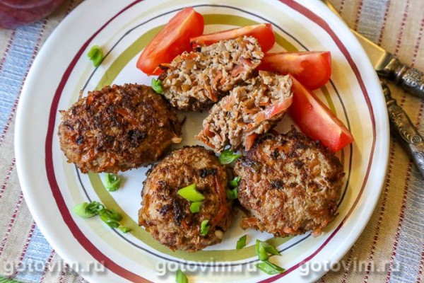 Котлеты из мяса с квашеной капустой