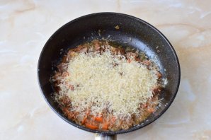 Плов из говядины на сковороде Плов из говядины на сковороде