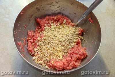 Котлеты мясные с арахисом Котлеты мясные с арахисом