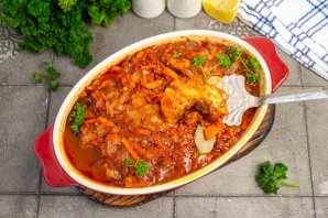 Минтай в маринаде в духовке