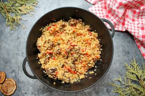 Булгур с говядиной Булгур с говядиной