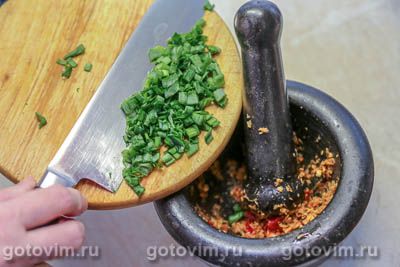 Куриные бедра, запеченная с соусом мохо Куриные бедра, запеченная с соусом мохо