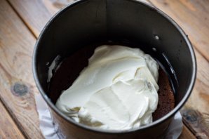 Шоколадный торт с кремом из маскарпоне Шоколадный торт с кремом из маскарпоне