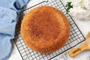 Бисквит на кипятке в мультиварке Бисквит на кипятке в мультиварке