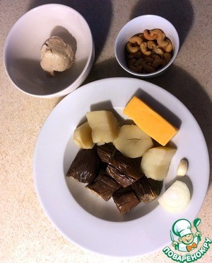 Баклажаны с курицей и кешью Баклажаны с курицей и кешью