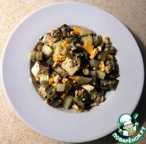 Баклажаны с курицей и кешью Баклажаны с курицей и кешью