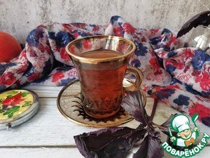 Базиликовый чай с яблоком Базиликовый чай с яблоком