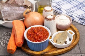 Минтай в маринаде в духовке