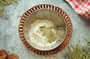 Бисквит с чаем матча Бисквит с чаем матча