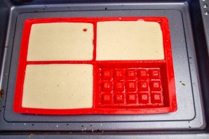 Венские вафли в силиконовой форме Венские вафли в силиконовой форме