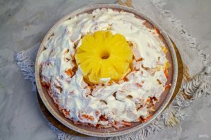 Салат "Ананасовое кольцо" Салат "Ананасовое кольцо"